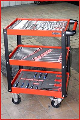 KS Tools 890.0001 Servicewagen Plaatstaal Kleur (specifiek): Rood