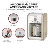 Drip Koffiemachine Ariete 1342CR 2000W Beige 2000 W 1,5 L Beige - thumbnail