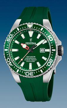 Horlogeband Festina F20664/2 Rubber Groen Horlogeband Festina F20664/2 Rubber Groen