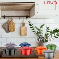 LAVA Casserole mini rond - Ø100mm - 0.35Ltr - Zwart/Zwart - thumbnail