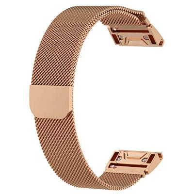 Milanese bandje - Rosé goud - Large - Garmin Fenix 7X / 6X / 5X - thumbnail