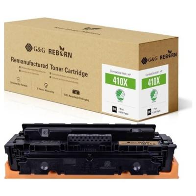 G&G Toner vervangt HP 410X Compatibel Zwart 6500 bladzijden Reborn remanufactured 21261 G&G Toner vervangt HP 410X Compatibel Zwart 6500 bladzijden Reborn remanufactured 21261