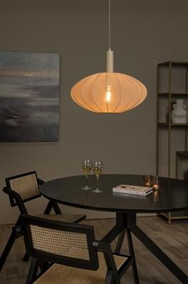 Lucide CORINA - Hanglamp - Ø 50 cm - 1xE27 - Beige
