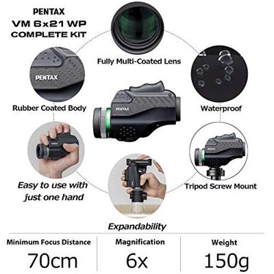 Pentax VM 6x21 WP Complete Kit