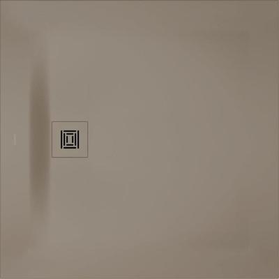 Duravit Sustano Douchebak 100x100x3 cm Mat Greige