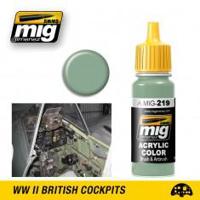 MIG Acrylic FS 34226 (BS283) Interior Green 17ml - thumbnail