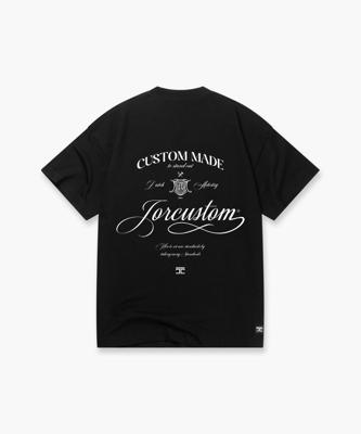 Jorcustom Handscript Loose Fit T-Shirt Heren Zwart - Maat M - Kleur: Zwart | Soccerfanshop Jorcustom Handscript Loose Fit T-Shirt Heren Zwart - Maat M - Kleur: Zwart | Soccerfanshop