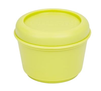 Voedselopslagcontainer Milan Sunset Geel Plastic Cirkelvormig 250 ml Ø 10 x 7 cm