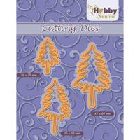 Hobby Solution • snijmal 3 dennebomen 26x39+35x59+41x69mm - thumbnail