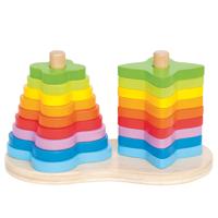 Hape stapeltoren regenboog - thumbnail