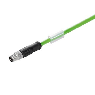 Weidmüller 1160820100 Sensor/actuator connector, geassembleerd M8 Aantal polen (sensoren): 4 Stekker, recht 1.00 m 1 stuk(s)