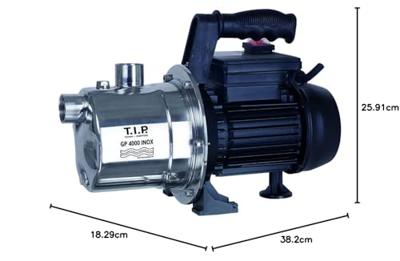 T.I.P. - Technische Industrie Produkte GP 4000 INOX Tuinpomp 4000 l/h 42 m T.I.P. - Technische Industrie Produkte GP 4000 INOX Tuinpomp 4000 l/h 42 m