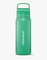 LifeStraw Go 2.0 Stainless Steel Water Filter Bottle - 700 ml - Cactus Green - thumbnail