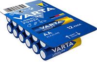 Varta Longlife Power AA Mignon LR6 batterij (verpakking met 12 stuks) Alkaline Batterijideaal voor speelgoed zaklamp controller en andere apparaten op batterijen, 12-pak, blauw - thumbnail
