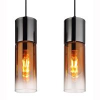 Globo Strakke hanglampAnnika 4-lichts gunmetal - 21000-4HG - thumbnail