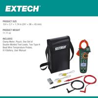 Extech Extech EX623A Stroomtang Digitaal IR-thermometer CAT III 600 V Weergave (counts): 6000 - thumbnail