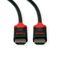 ROLINE 10K HDMI Ultra High Speed Kabel, M/M, zwart, 1 m - thumbnail