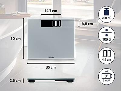Soehnle 63864 style sense comfort 600 digitale personenweegschaal zilver - thumbnail