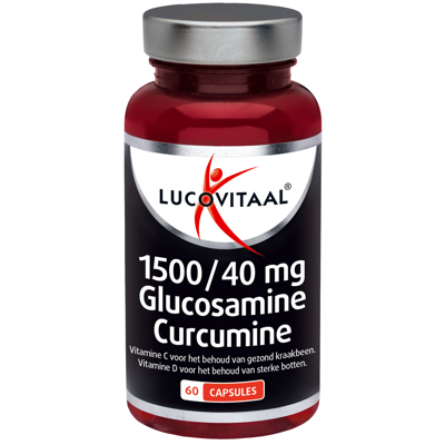 Lucovitaal Glucosamine & curcumine 1500/40mg 60 Capsules
