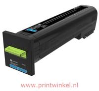 Huismerk Lexmark 24B6717 Toner Cyaan - thumbnail
