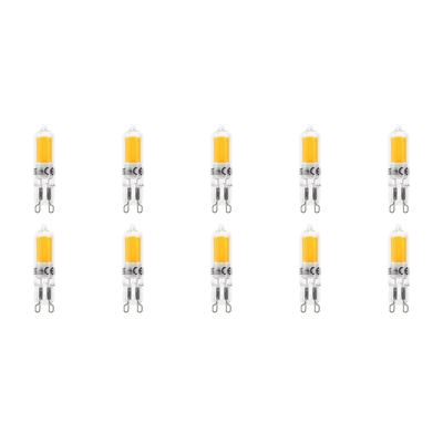 LED Lampen 10-Pack - G9 Fitting - 2.2W - Warm Wit 3000K | Vervangt 25W