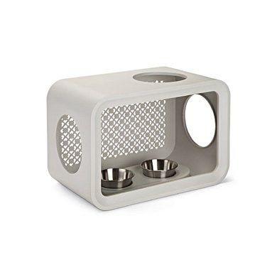 Beeztees Cat Cube Dinner - Kattenhus - Dune Grey - 49 Cm