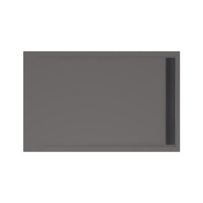 Xenz Easy Tray douchevloer - 140x90x5cm - acryl - zonder gootcover - antraciet 6947-05