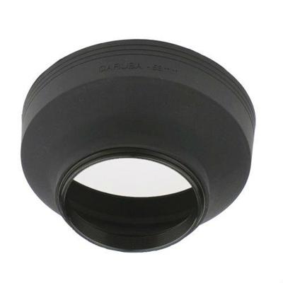 Caruba Rubberen Zonnekap 3in1 58mm