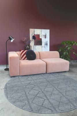 MOMO Rugs In/Outdoor Collection - Stenkol Rond - 200 rond Vloerkleed
