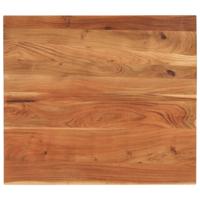 Tafelblad rechthoekig 90x80x2,5 cm massief acaciahout - thumbnail