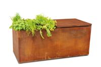 OFYR | Herb Garden Bench Corten - thumbnail