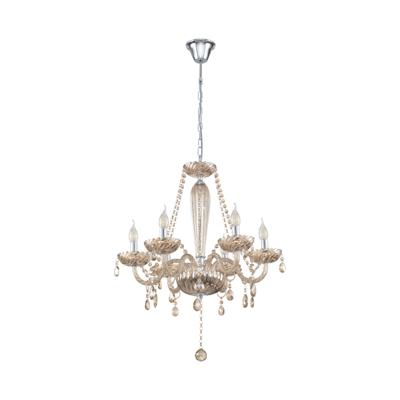 Eglo Cognac kroonluchterBasilano 6-lichts 72cm - 39092