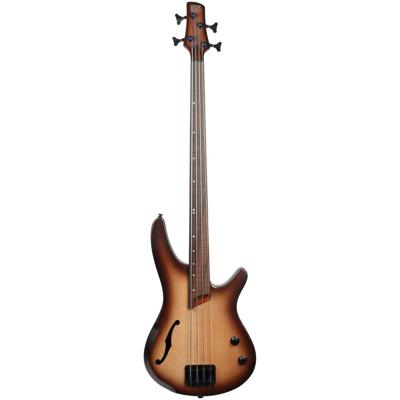 Ibanez SRH500F Bass Workshop Natural Browned Burst Flat