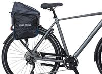 Basil sport design trunkbag - grijze fietsbagagedragertas, 7-15l, waterafstotend, voor reguliere fiets en e-bike - thumbnail