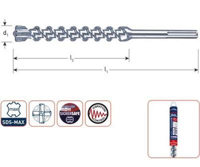 Rotec Sds max-boor 550/670 28mm