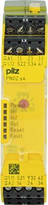 PILZ PNOZ s4 48-240VACDC 3 n/o 1 n/c Veiligheidsschakelapparaat 3x NO, 1x NC (b x h x d) 22.5 x 98 x 120 mm 1 stuk(s) PILZ PNOZ s4 48-240VACDC 3 n/o 1 n/c Veiligheidsschakelapparaat 3x NO, 1x NC (b x h x d) 22.5 x 98 x 120 mm 1 stuk(s)