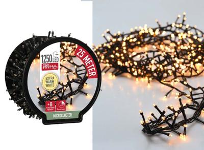 Microcluster LED 1250 lamps extra warm wit