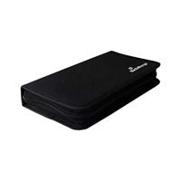 MediaRange CD-tas 48 CDs/DVDs/Blu-rays Nylon Zwart 1 stuk(s) (b x h x d) 28.9 x 4.9 x 16.1 mm BOX51 - thumbnail