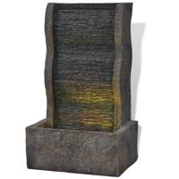 VidaXL Binnenfontein met led licht poly-hars - thumbnail