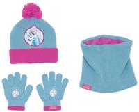 Muts, Handschoenen en Nekwarmer Frozen Memories Blauw - thumbnail