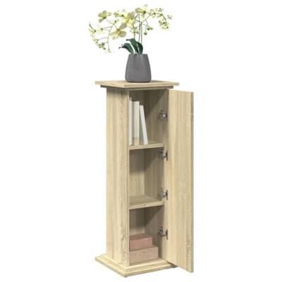 Sokkel met opbergruimte 31x30x90 cm bewerkt hout sonoma eiken