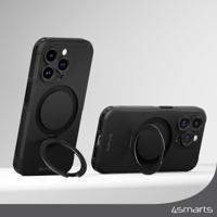 4Smarts Defend Case Magic Stand Backcover Apple iPhone 15 Pro Zwart MagSafe compatible, Met standfunctie - thumbnail