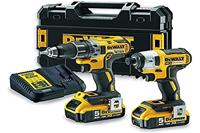 DeWALT DCK268P2T Accu combiset 2-delig (DCD791 + DCF887) 18V XR 5.0Ah in TSTAK - thumbnail