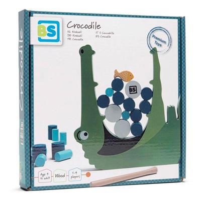 BS Toys krokodil hout balans en stapelspel