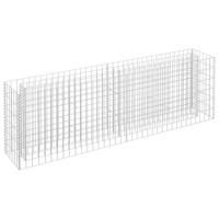 VidaXL Gabion plantenbak verhoogd 180x30x60 cm gegalvaniseerd staal - thumbnail