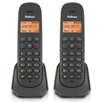 Profoon PDX620 DECT Telefoons 2 Stuks Zwart - thumbnail
