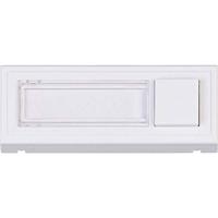 Heidemann 70519 Belplaat Met naambord 1-voudig Zuiver wit 18V/2A - thumbnail