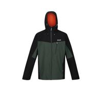 Regatta outdoor softshell jack Birchdale donkergroen/zwart - thumbnail