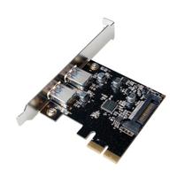 LogiLink PC0080 2 poorten USB 3.2 Gen 2-controllerkaart USB-A PCIe - thumbnail