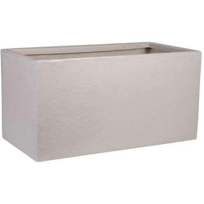 Bloempot Strata Lichtgrijs 31 x 60 x 31 cm Plastic Rechthoekig